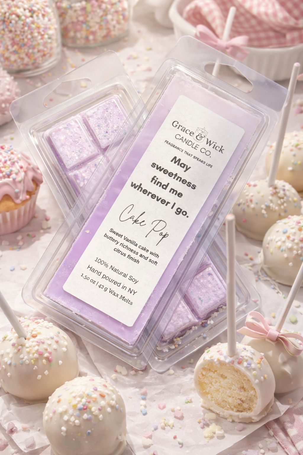 100% Hand Poured Soy Wax Melts