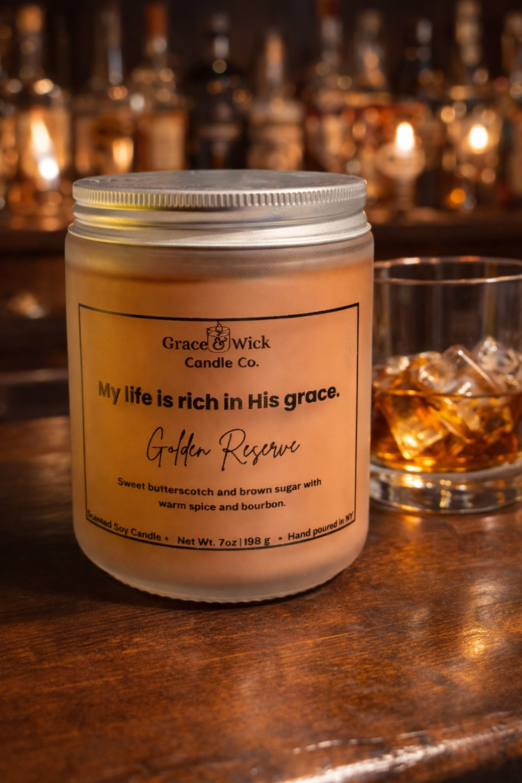 7 oz Hand Poured 100% Soy Affirmation Candles